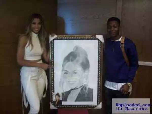 Photos: Ciara Meets Nigerian Student Who Did An Artwork Of Her